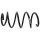 Spiralfeder SACHS 993 407 Vorderachse 306mm - 1 Stück