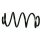 Spiralfeder SACHS 994 709 Hinterachse 337mm - 1 Stück