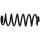 Spiralfeder SACHS 996 942 Hinterachse 332mm - 1 Stück