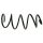 Spiralfeder SACHS 998 449 Vorderachse 382mm - 1 Stück