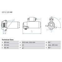 BOSCH 0 986 027 010 Starter