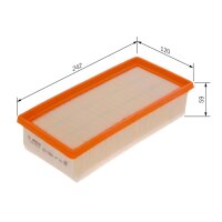 BOSCH F 026 400 510 Luftfilter