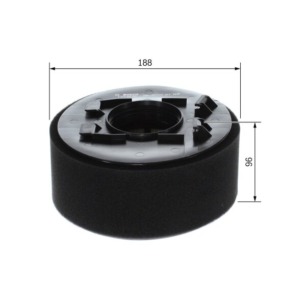 BOSCH F 026 400 462 Luftfilter