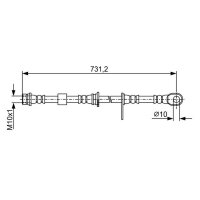 BOSCH 1 987 481 958 Bremsschlauch