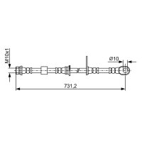 BOSCH 1 987 481 957 Bremsschlauch