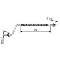BOSCH 1 987 481 889 Bremsschlauch