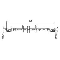 BOSCH 1 987 481 849 Bremsschlauch