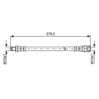 BOSCH 1 987 481 846 Bremsschlauch