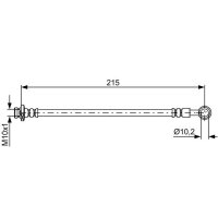 BOSCH 1 987 481 833 Bremsschlauch