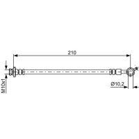 BOSCH 1 987 481 830 Bremsschlauch