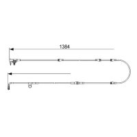 BOSCH 1 987 473 582 Warnkontakt, Bremsbelagverschleiß