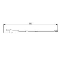 BOSCH 1 987 473 575 Warnkontakt, Bremsbelagverschleiß