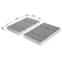 BOSCH 1 987 435 546 Filter, Innenraumluft