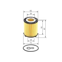 BOSCH F 026 407 166 Ölfilter