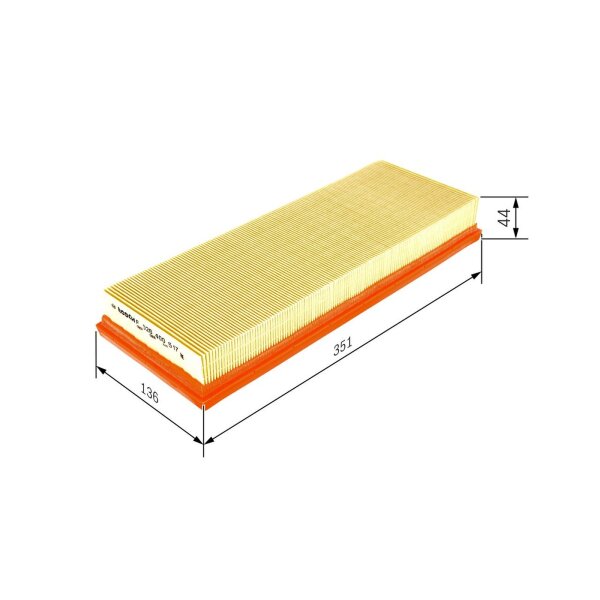BOSCH F 026 400 517 Luftfilter