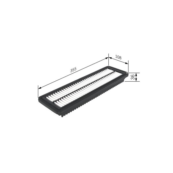 BOSCH F 026 400 455 Luftfilter