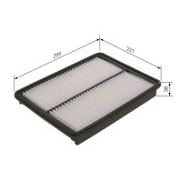 BOSCH F 026 400 448 Luftfilter