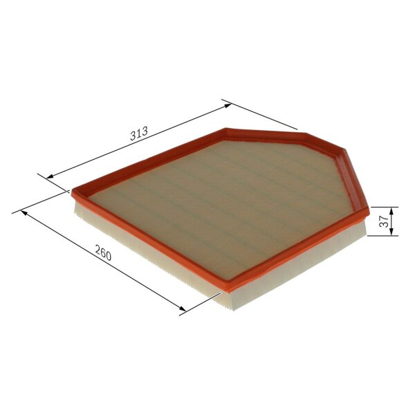 BOSCH F 026 400 447 Luftfilter