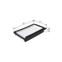BOSCH F 026 400 420 Luftfilter