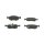 BOSCH 0 986 494 537 Bremsbelagsatz, Scheibenbremse