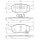 BOSCH 0 986 494 537 Bremsbelagsatz, Scheibenbremse