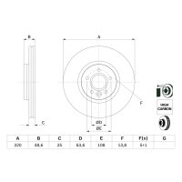 BOSCH 0 986 479 680 Bremsscheibe