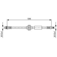 BOSCH 1 987 481 708 Bremsschlauch