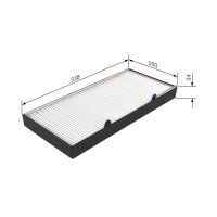 BOSCH 1 987 435 063 Filter, Innenraumluft