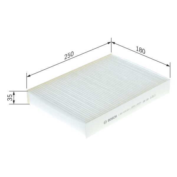 BOSCH 1 987 435 057 Filter, Innenraumluft
