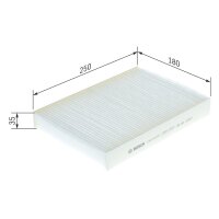 BOSCH 1 987 435 057 Filter, Innenraumluft
