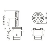 BOSCH 1 987 302 910 Glühlampe, Fernscheinwerfer