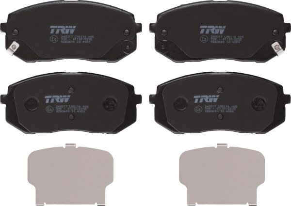 TRW GDB3640 Bremsbelagsatz, Scheibenbremse