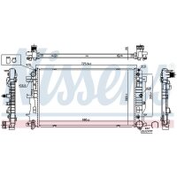 NISSENS 627062 Kühler, Motorkühlung