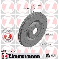 ZIMMERMANN 460.1554.52 Bremsscheibe