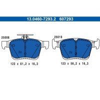 ATE 13.0460-7293.2 Bremsbelagsatz, Scheibenbremse