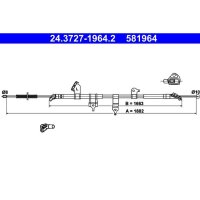 ATE 24.3727-1964.2 Seilzug, Feststellbremse