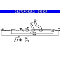 ATE 24.3727-3127.2 Seilzug, Feststellbremse
