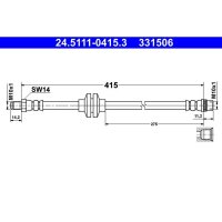 ATE 24.5111-0415.3 Bremsschlauch