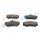 RAP BRAKES R-P0159 Bremsbelagsatz, Scheibenbremse
