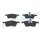 RAP BRAKES R-P0215 Bremsbelagsatz, Scheibenbremse