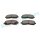 RAP BRAKES R-P1273 Bremsbelagsatz, Scheibenbremse