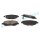 RAP BRAKES R-P1296 Bremsbelagsatz, Scheibenbremse