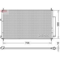 DENSO DCN40024 Kondensator, Klimaanlage