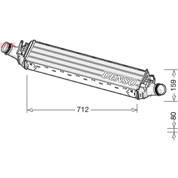 DENSO DIT02038 Ladeluftkühler