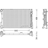 DENSO DRM17048 Kühler, Motorkühlung