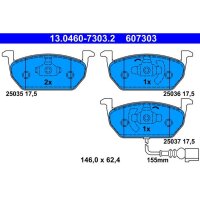 ATE 13.0460-7303.2 Bremsbelagsatz, Scheibenbremse