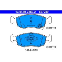 ATE 13.0460-7289.2 Bremsbelagsatz, Scheibenbremse