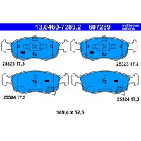ATE 13.0460-7289.2 Bremsbelagsatz, Scheibenbremse