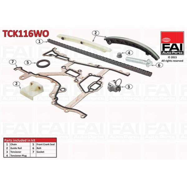FAI AutoParts TCK116WO Steuerkettensatz