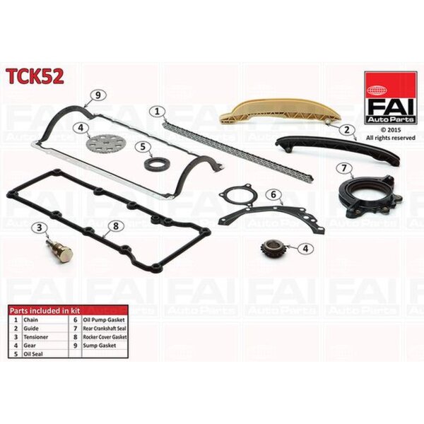 FAI AutoParts TCK52 Steuerkettensatz